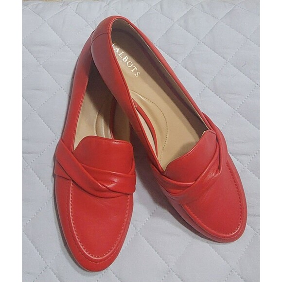 Talbots Shoes Loafers Women's 9M,Red Excellent Condition, Comfort. - Picture 9 of 9